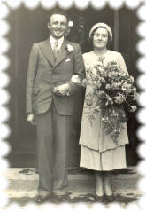 Two children - Jill Marion born 1940   /  Robert Andrew born 1942