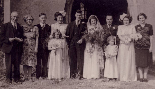 Wedding of Norman Starbuck son of Alfred Starbuck 